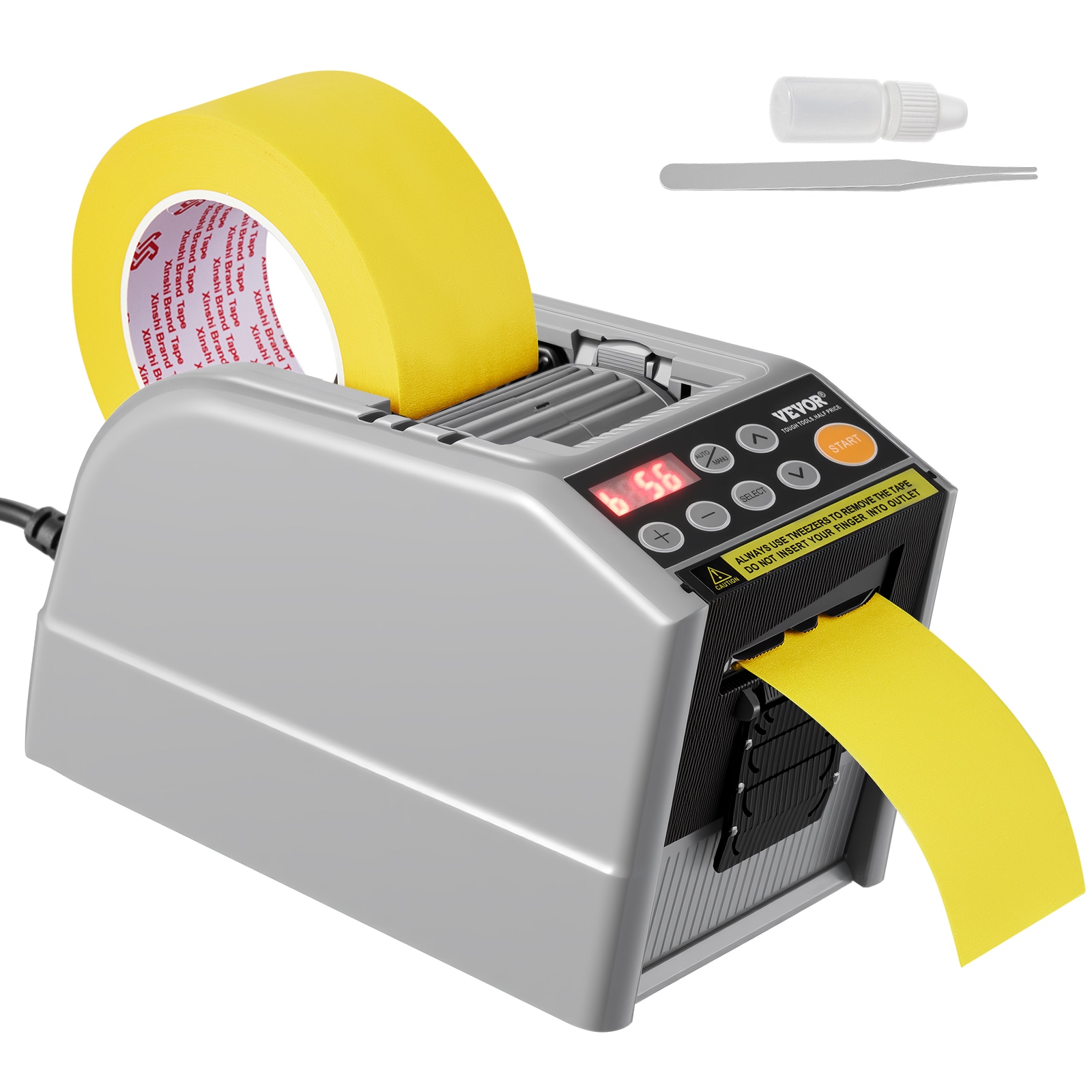 Automatic Tape Dispenser Adhesive Electric Tape Cutter Packaging Machine Tape Cutting Machine 6-60mm Tape Width_voghion.com